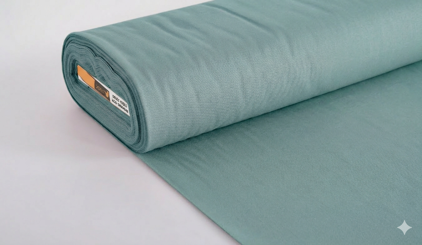 DENİZ YEŞİLİ DUCK KETEN KUMAŞ